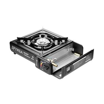 Плита газовая портативная ДРУЖБА с переходником (ДП-02) TOURIST