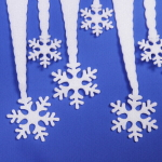 Украшение новогоднее «Снежные сосульки» 55*35 см