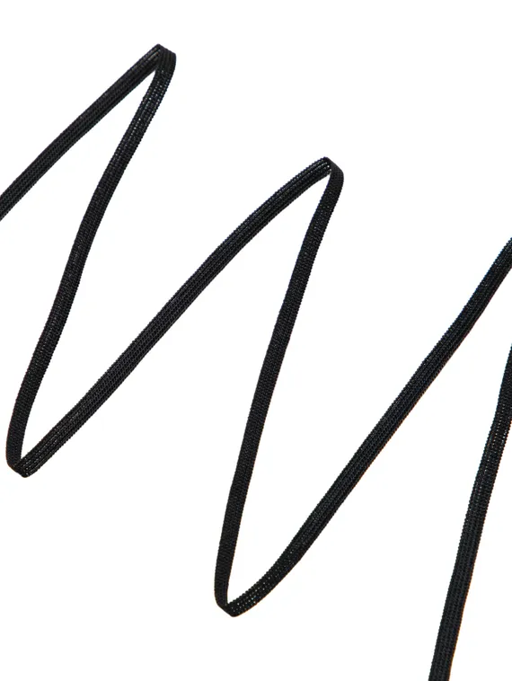 170 К-195/4 Тесьма эластичная Lauma 4 мм, черный 170