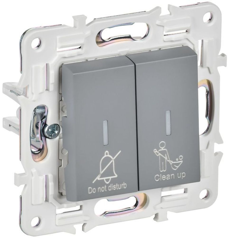 Выключатель 2-кл. SKANDY 10А SK-V16Gr для отелей с индикацией сер. IEK SK-V20-2-10-K03 Выключатель 2-кл. SKANDY 10А SK-V16Gr для отелей с индикацией сер. IEK SK-V20-2-10-K03