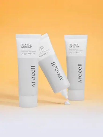 Arocell Солнцезащитная сыворотка с транексамовой кислотой, мелатонином и глутатионом SPF50 Mela TXA Sun Serum 40 мл