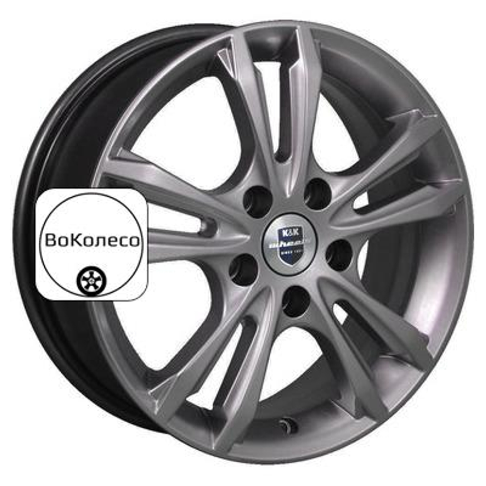 6x16/5x100 ET40 D67,1 Samara (КС866) Дарк платинум K&K