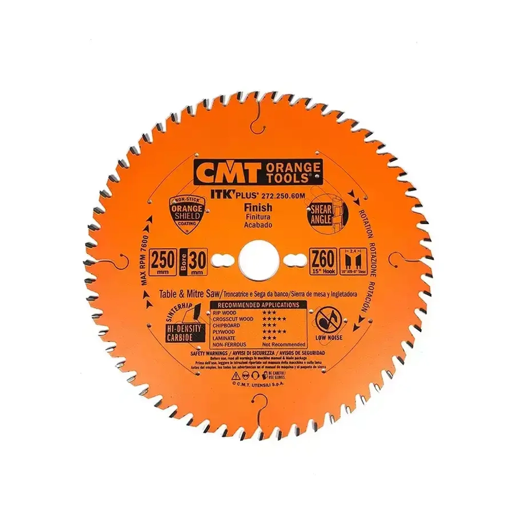 Диск пильный 250x30x2,4/1,6 Z=60 CMT 272.250.60M