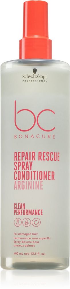 Schwarzkopf Professional BC Bonacure Repair Rescue - несмываемый спрей-кондиционер для сухих и поврежденных волос /   400  ml  / GTIN 4045787723793