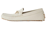 GUCCI Horsebit Gommino Loafers Men"s White