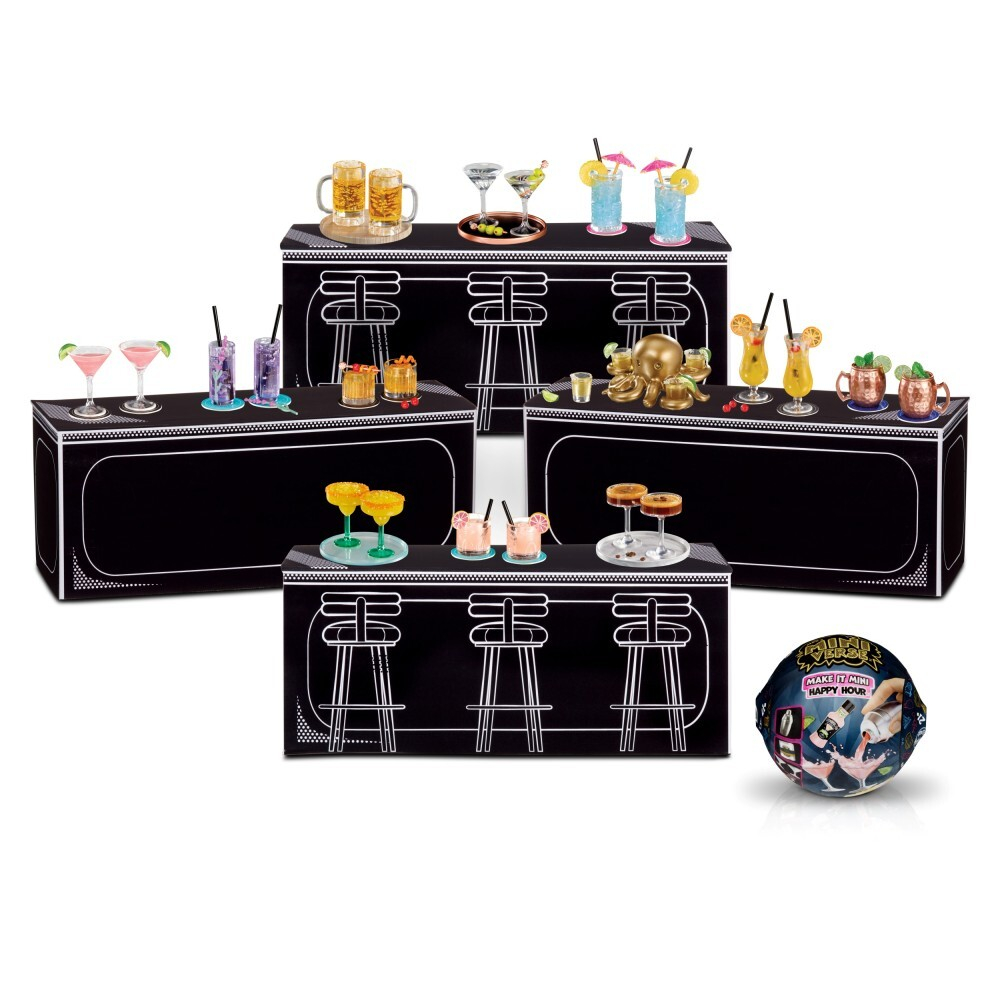 MGA's Miniverse - Мини-напитки Шар-сюрприз Make It Mini Happy Hour 513841 / артикул   513841  / GTIN 035051513841