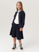 Кардиган школьный для девочки AT585 синий