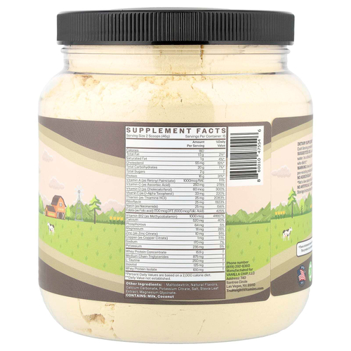 TruHeight, протеиновый коктейль для роста, для детей от 5 лет, ваниль, 682,5 г (1,5 фунта)