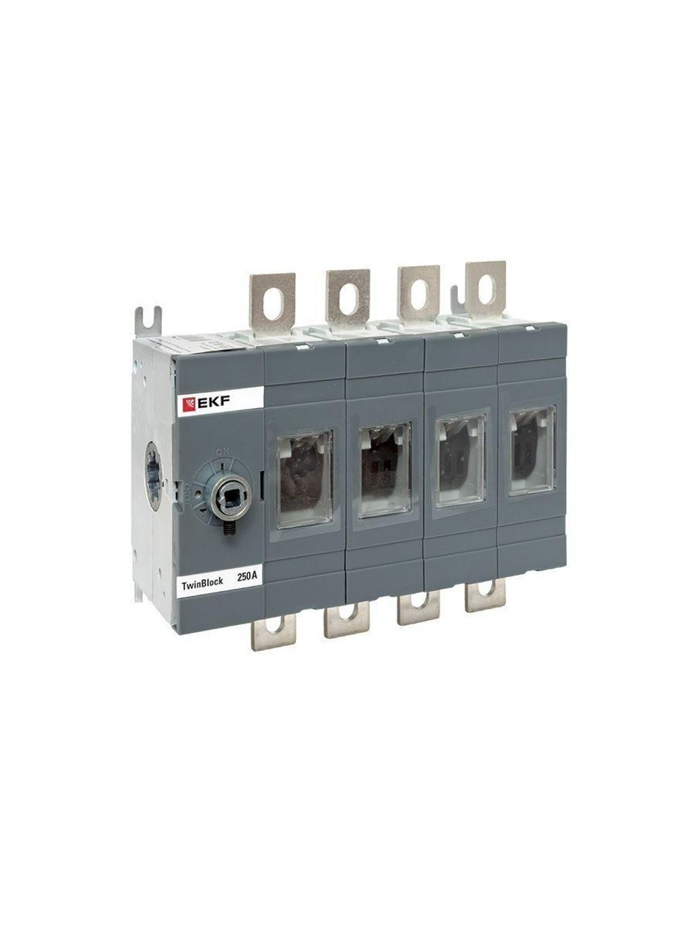 Рубильник 4п 250А без рукоятки управления TwinBlock EKF tb-s-250-4p