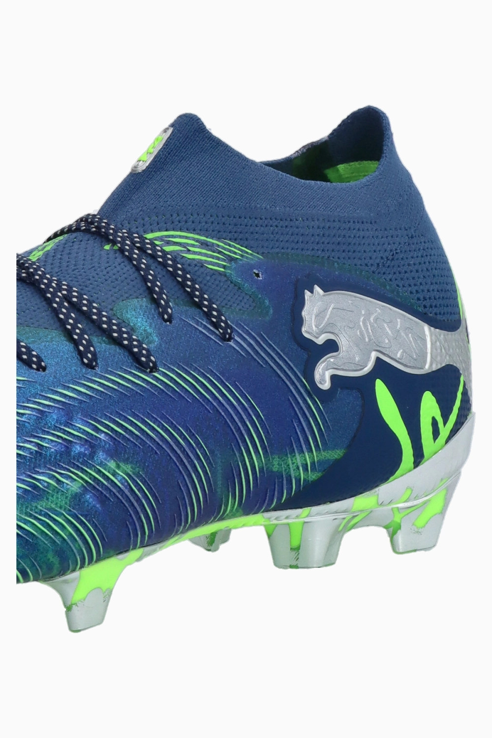 Бутсы Puma Future 9 Ultimate Cosmic Art FG - темно-синий