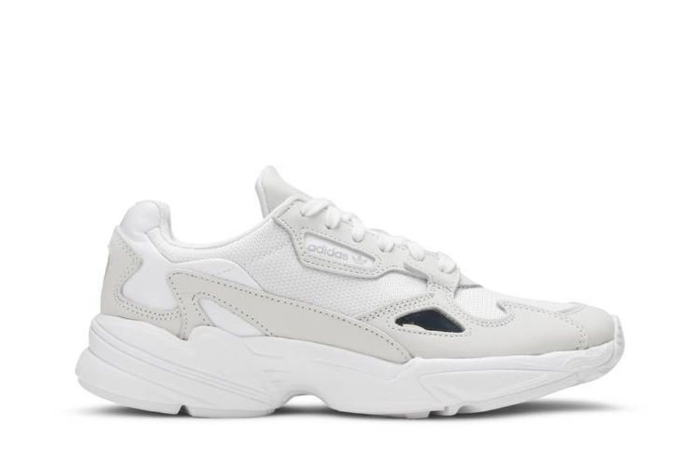 Кроссовки Adidas Originals Falcon Triple White (Женская размерная сетка)