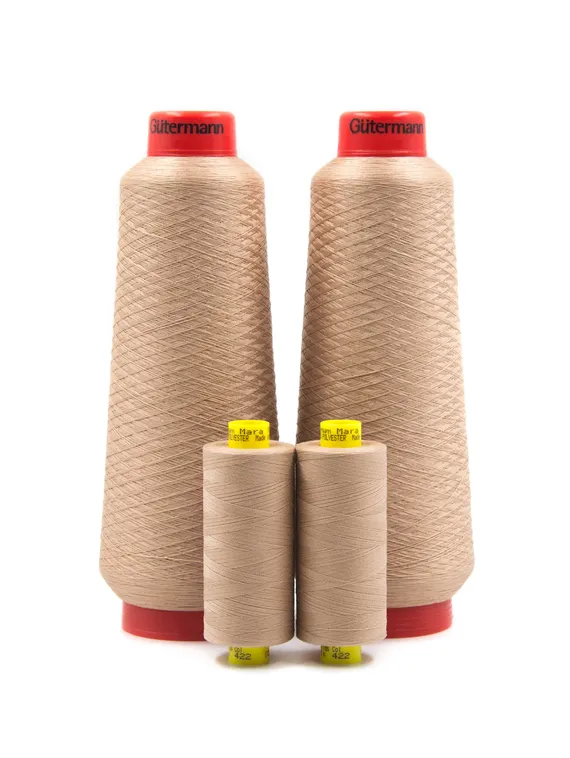 Набор ниток Puima + Mara 150, кофе с молоком