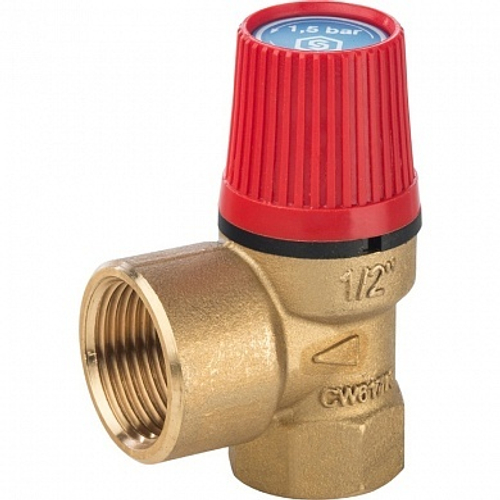 Клапан предохранительный STOUT 15 x 1/2" SVS-0001-001515(3 бар)