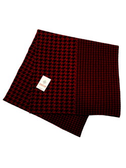 Шарф Ш520-07/16 черный/бордовый