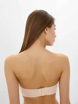 Бюстгальтер балконет бандо с пуш-ап