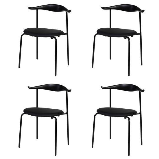 Комплект из 4-ех стульев CH88 Black
