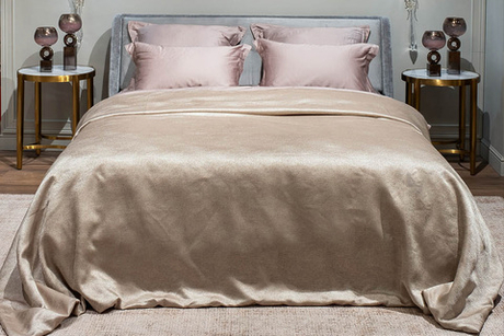 Покрывало 260x260 Garda Decor FIJI бежевое