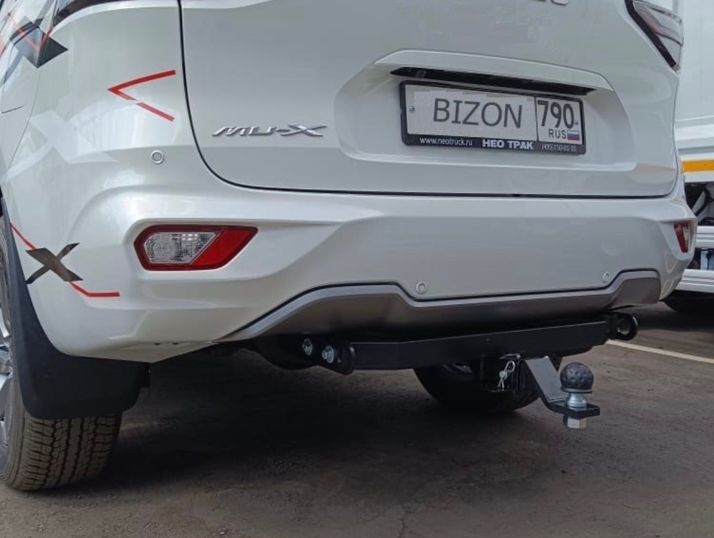 Фаркоп с элект. Smart, на Isuzu MU-X II 2022- (паспорт и сертификат в комплекте) FA 0330-E, Бизон