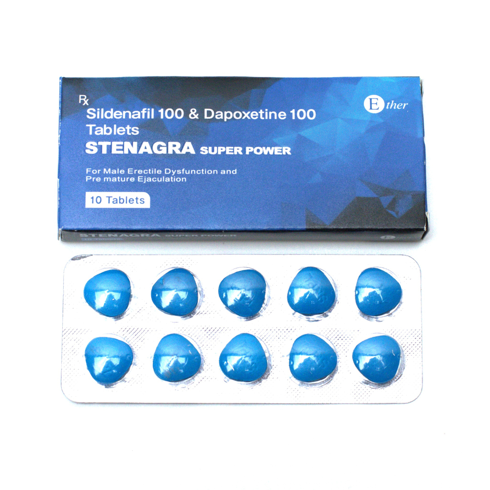Мужской препарат STENAGRA (Sildenafil & Dapoxetine)