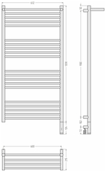 Сунержа Богема 3.1 с полкой 1200х600 МЭМ правый