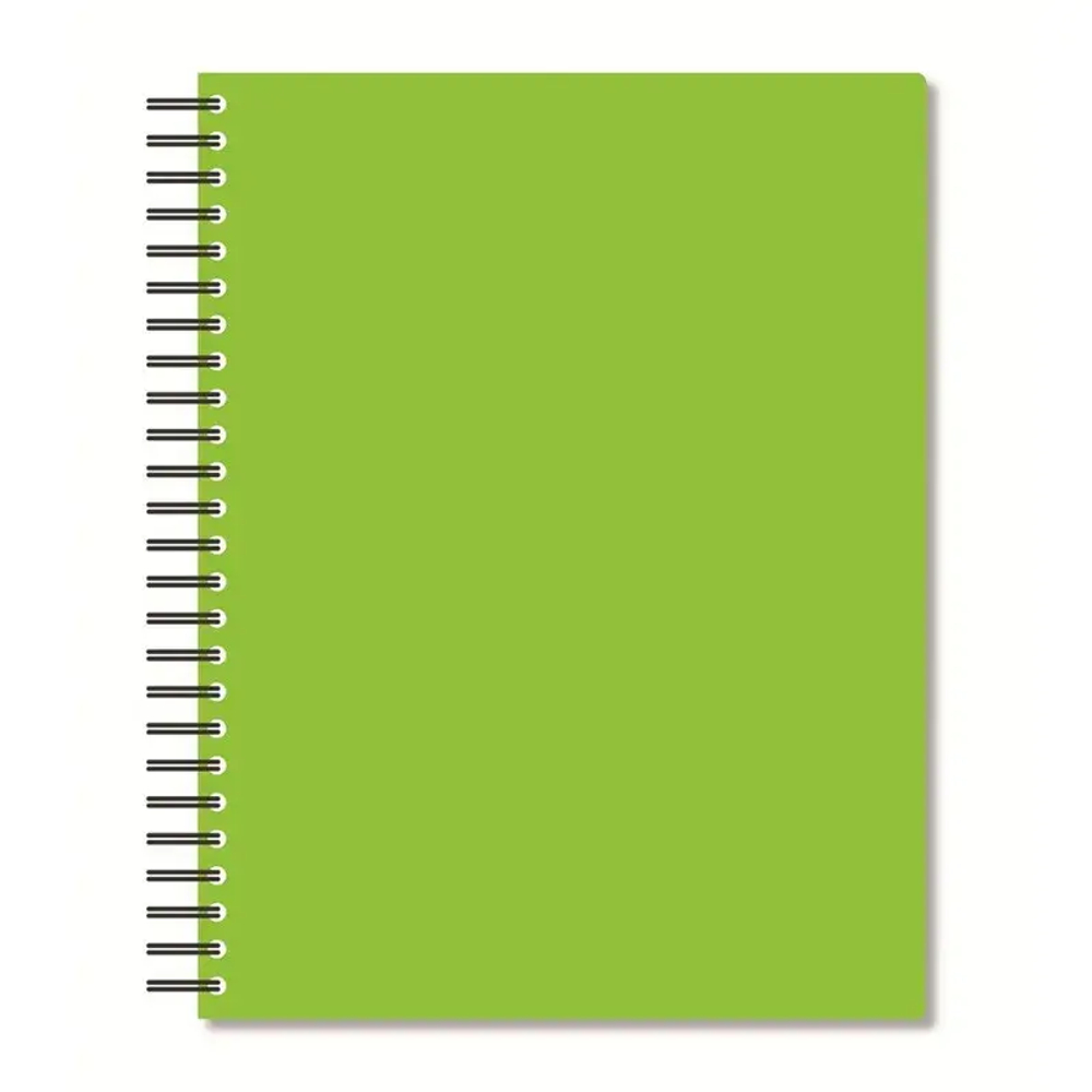 Бизнес-тетрадь А5,96л,кл,спир,пластик,тон.бл. Attache Bright colours Лайм