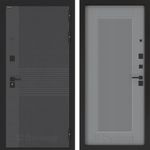 Дверь Входная Бункер BN-05 АМСТРОД  Серый софт рельеф, металлическая