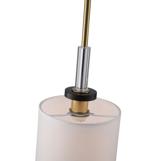 SL1404.303.01 Люстра подвесная ST-Luce Латунь/Прозрачный E14*6 40W BLACK+BRASS