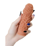 Насадка на фаллос 12,7см с рельефными складочками Kokos Extreme Sleeve 012 S Size