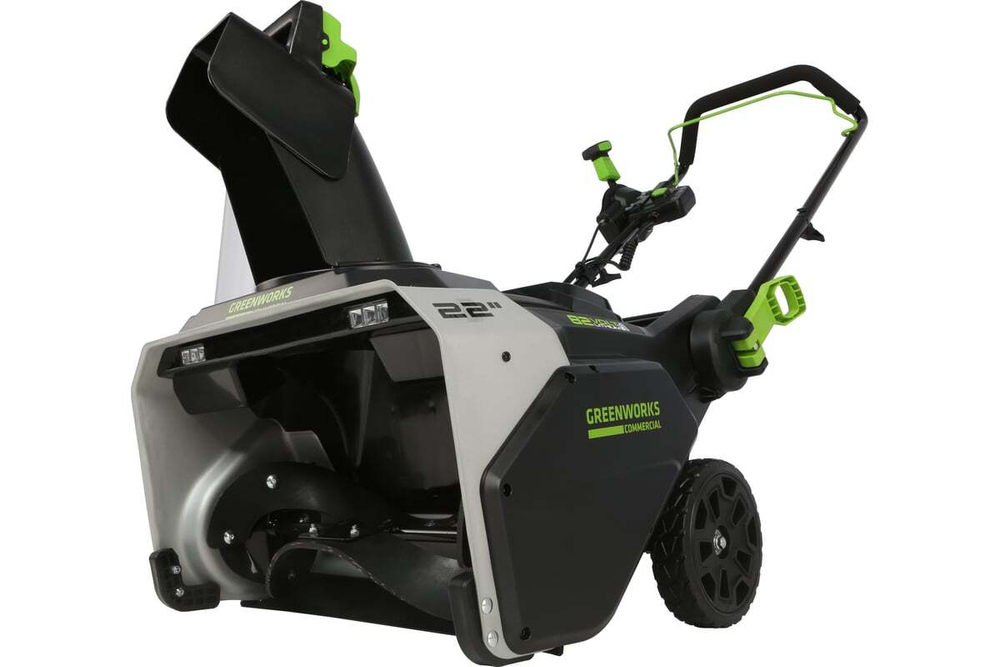 Аккумуляторный бесщеточный снегоуборщик GreenWorks GD82ST 82V, АКБ 5Ач и ЗУ