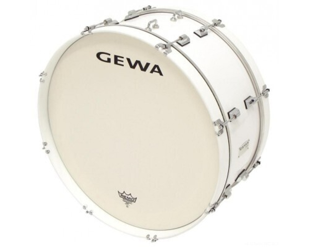 GEWA Marching Bass Drum 26x14" White маршевый бас-барабан