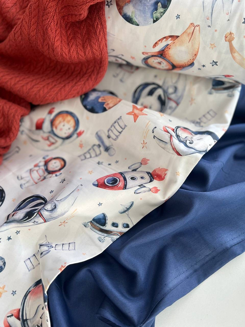 Поплин «Космонавты»