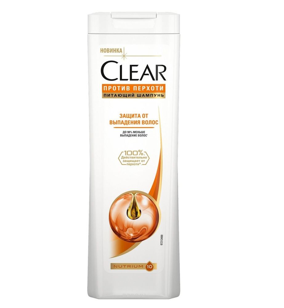 Clear Vita ABE Шампунь против перхоти Защита от выпадения волос, 400 мл