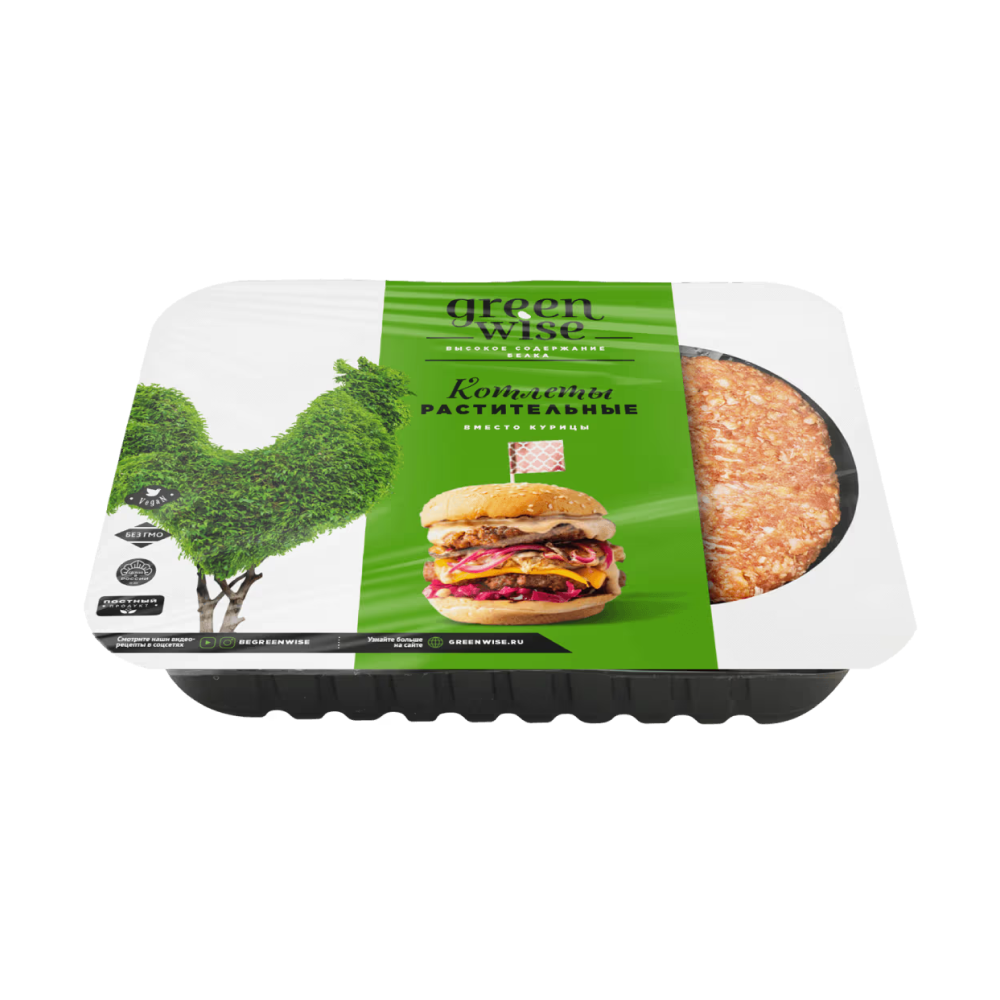 Котлеты вместо курицы Greenwise, 180 г