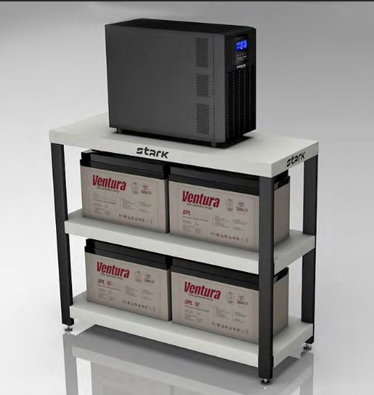 Комплект ИБП SC 5000 online + GPL 12-40 х 4 шт. + стеллаж MINI