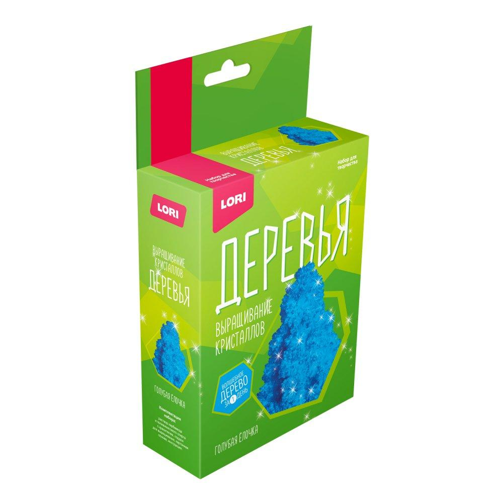 Выращивание кристаллов "Деревья.Голубая ёлочка" (Lori)