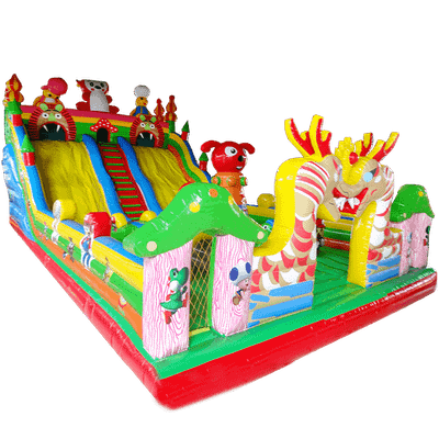 Коммерческий надувной батут "Драконы"