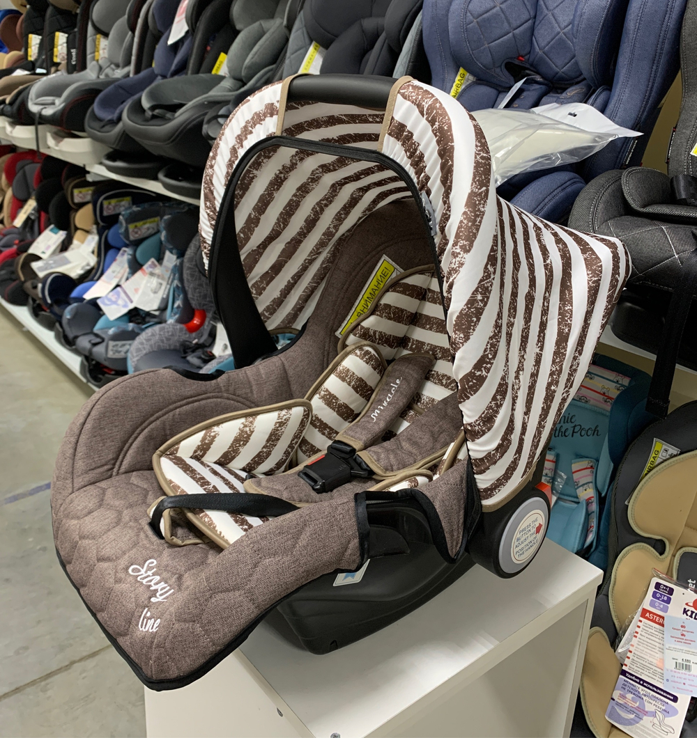 Автокресло Rant LB-327 "Miracle" Story line (brown) группа 0+  (0-13 кг)