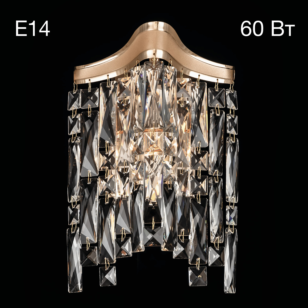 Citilux Моника CL308312 Бра хрустальное Золото