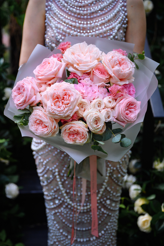 Авторский букет Розовое облако