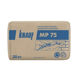 Штукатурка гипсовая Кнауф МП 75 белая 30 кг