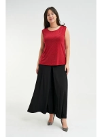 Блузка пайетки без рукавов