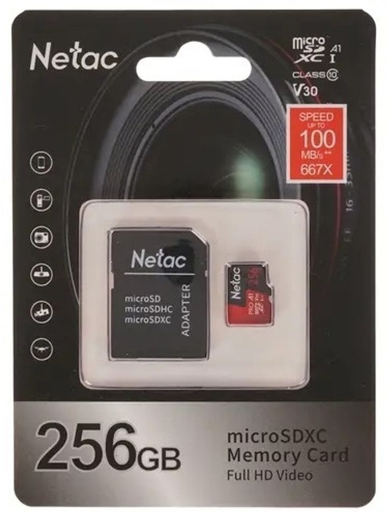Карта памяти Netac NT02P500PRO-256G-R 256 Гб
