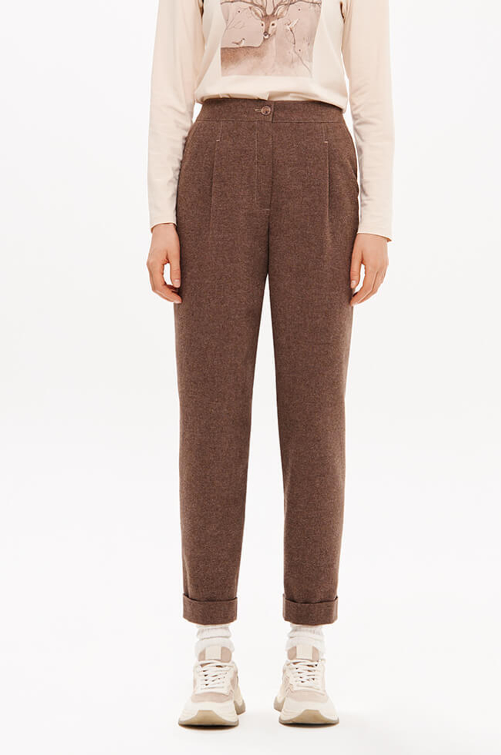 31193 Брюки женские (какао)