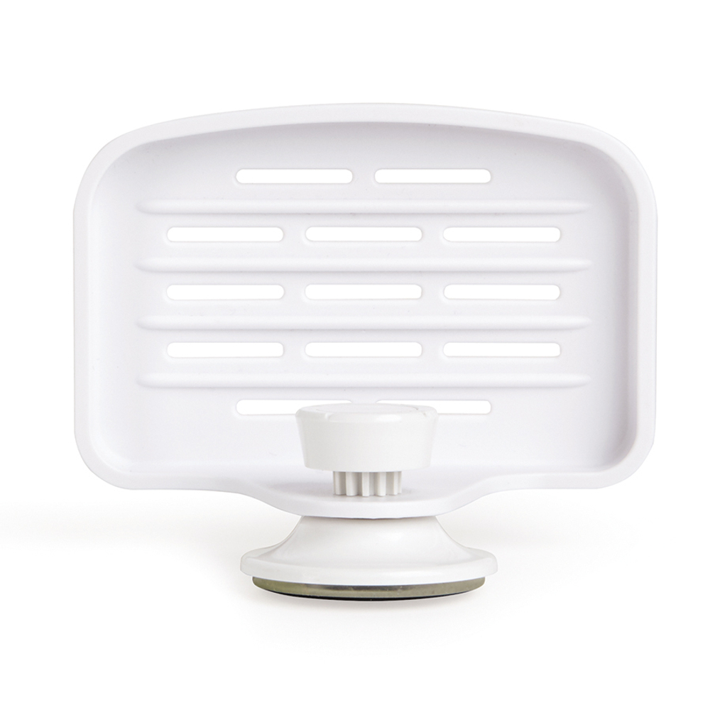 Мыльница для душа настенная flex белая