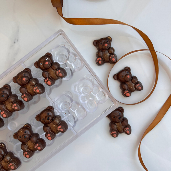 245 | Форма для шоколадных изделий &quot; Медвежонок&quot; (275*135 мм)