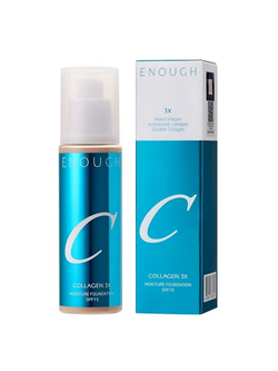 Тональный крем с тройным коллагеном 13 тон Enough Collagen 3x Moisture Foundation SPF15 100 мл.