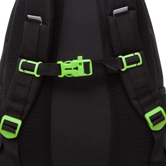 Çanta \ Bag \ RG-362-4 Рюкзак школьный (/1 черный - фуксия)