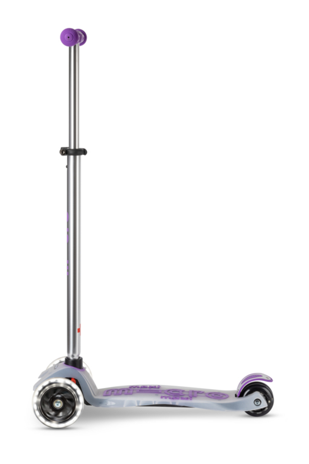 Самокат Maxi Micro Deluxe Flux LED Сиреневый
