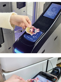 товары OSHI NO KO - EZL Transit Card Keyring RUBY Version