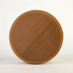 Вентиляционная заглушка Thermo Wood (термированная липа) d100